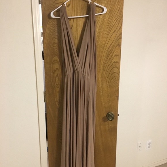 Convertible Champagne Dress - Picture 5 of 6